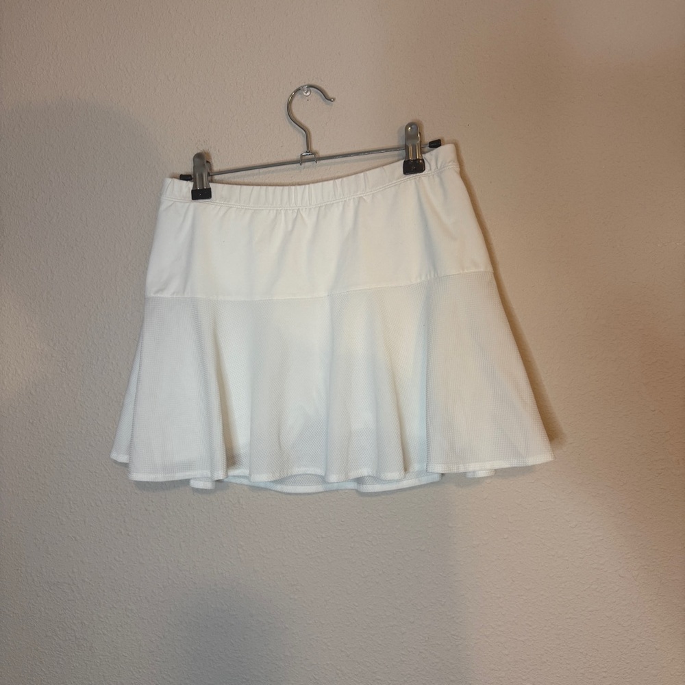 Tail White Skater Skirt